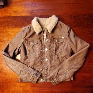 True Religion Fleece Lined Jacket Size M